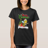 Dragonfly Xmas Decorations Santa Dragonfly Christ Tシャツ (正面)