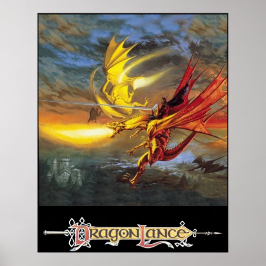 DragonLance Legend of Huma artwork ポスター (正面)
