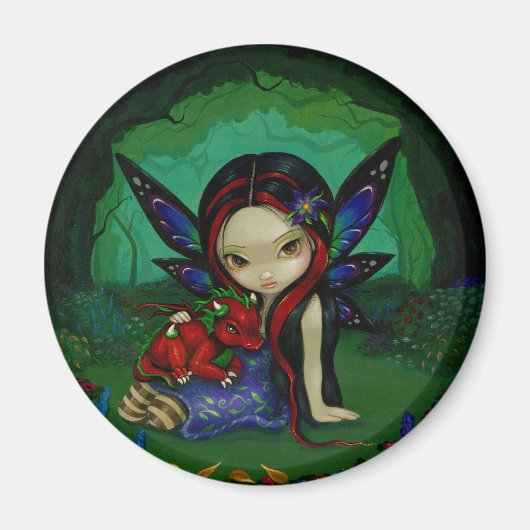 "Dragonling Garden I"マグネット マグネット (正面)