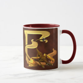 DragonloreのイニシャルE マグカップ