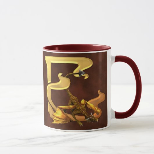 DragonloreのイニシャルE マグカップ (右)