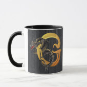 Dragonlore最初のG マグカップ (左)