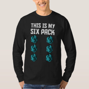 Dragonsおもしろい Rpg Gの6パックサイコロをチェック Tシャツ
