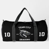 Dragons "Customizable" Sport Team ダッフルバッグ (裏面)