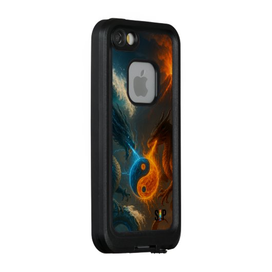 Dragons – Feu et Eau en Duel Éternel LifeProof iPhoneケース (裏面/右)