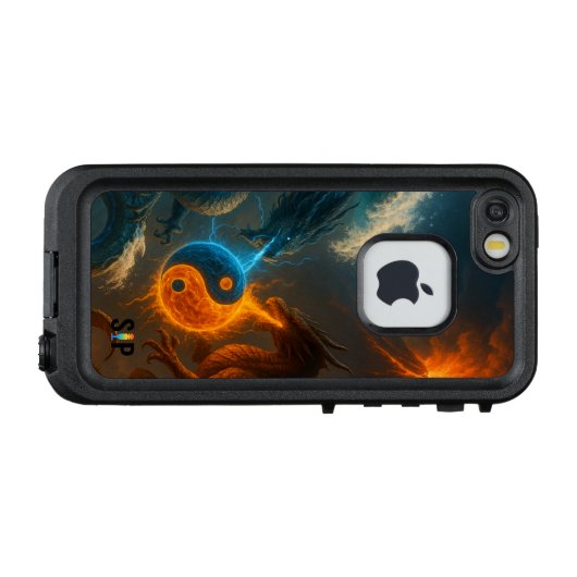 Dragons – Feu et Eau en Duel Éternel LifeProof iPhoneケース (裏面横)