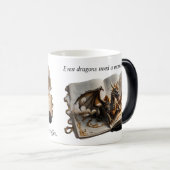 "Dragon's Morning Brew" Magic Reveal Mug – Dual モーフィングマグカップ (正面右)