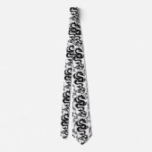 Dragons outline pattern 05.b.DOLP01 ネクタイ (裏面)