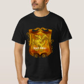 Dragons Shield  Family Crest Surname  Tシャツ (正面)
