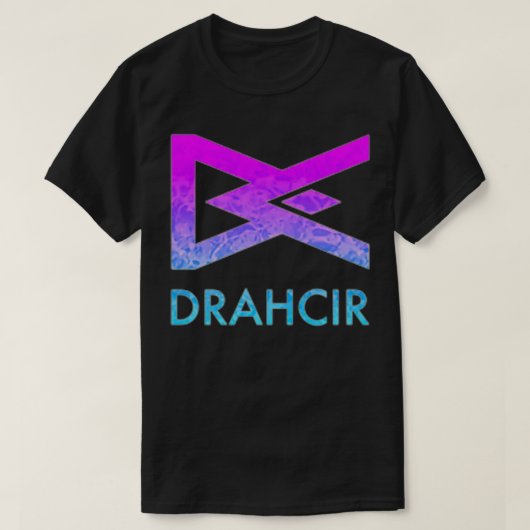 DrahCir Blue Fade Premium Tシャツ (デザイン正面)