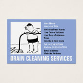 Drain Cleaning Services Cartoon (正面)