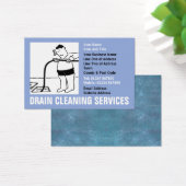 Drain Cleaning Services Cartoon (デスク)