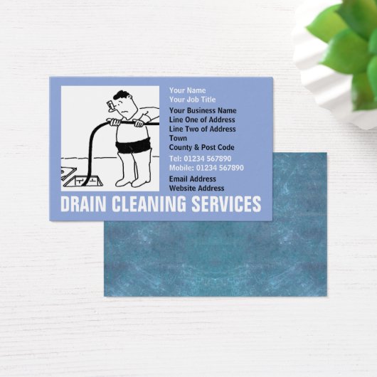 Drain Cleaning Services Cartoon (デスク)