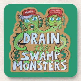 Drain the Swamp Monsters Coaster Set コースター