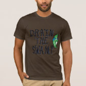 drain the swamp portland frog tシャツ (正面)