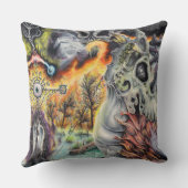 DRAKE：愛と情熱 – ファンタジーアートワーク クッション (裏面)