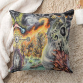 DRAKE：愛と情熱 – ファンタジーアートワーク クッション (ブランケット)