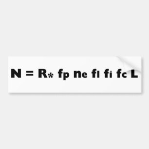 Drake_Equation バンパーステッカー