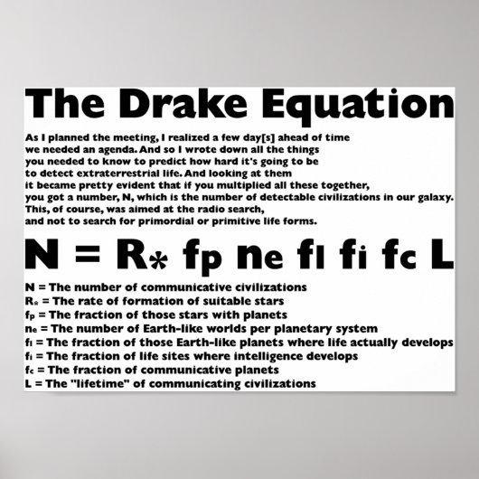 Drake_Equation ポスター (正面)