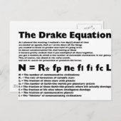 Drake_Equation ポストカード (正面/裏面)