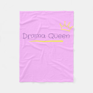 Drama Queen フリースブランケット