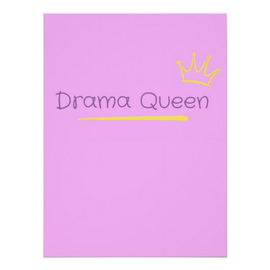 Drama Queen ポスター (正面)