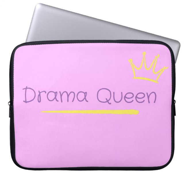 Drama Queen ラップトップスリーブ (正面)