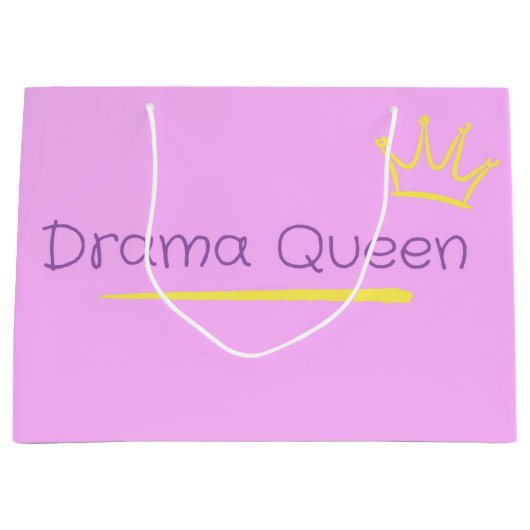 Drama Queen ラージペーパーバッグ (正面)