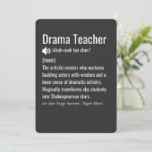 Drama Teacher  シーズンカード (スタンド正面)