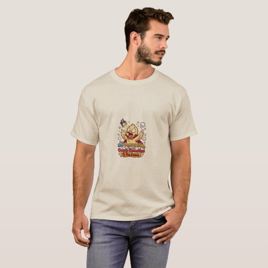Dramatic Duck Funny Sarcastic T-Shirt Tシャツ (正面フル)