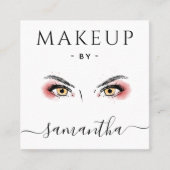Dramatic Eye Makeup Artist スクエア名刺 (正面)