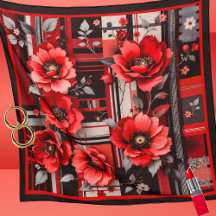 Dramatic Red Poppies