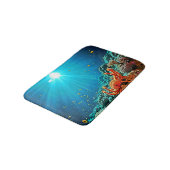 Dramatic Underwater Sunburst Art バスマット (アングル)