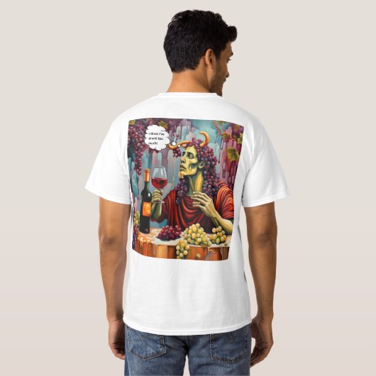 Drank too much tシャツ (裏面フル)