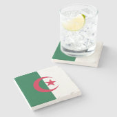 Drapeau Algérie ストーンコースター (横)