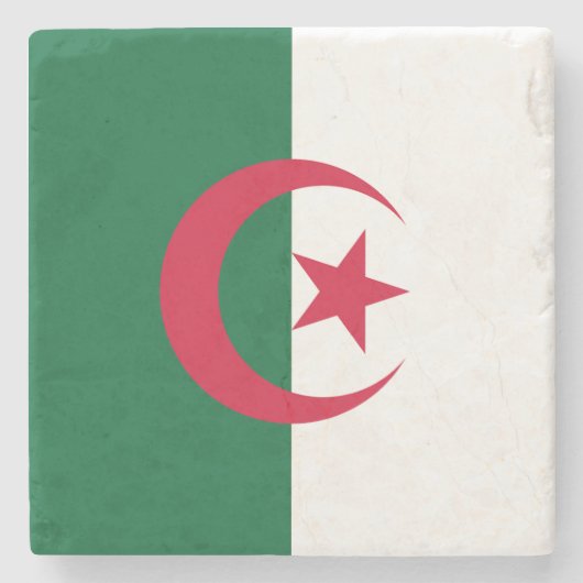 Drapeau Algérie ストーンコースター (正面)