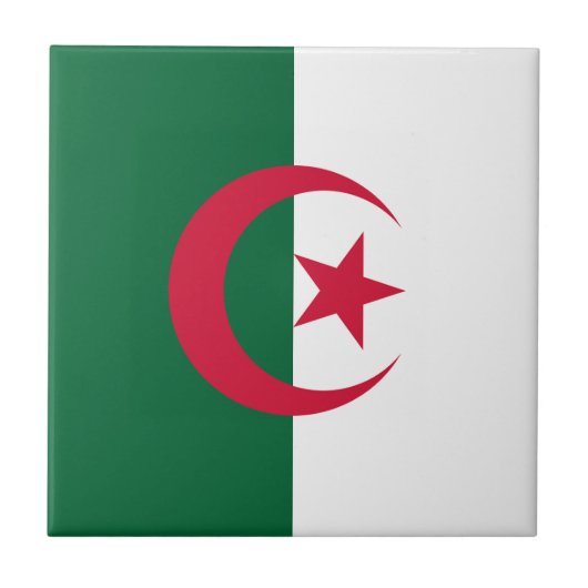 Drapeau Algérie タイル (正面)