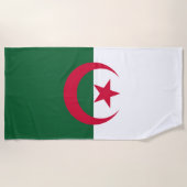 Drapeau Algérie ビーチタオル (正面)