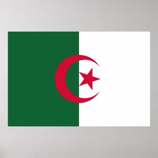 Drapeau Algérie ポスター (正面)