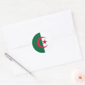 Drapeau Algérie ラウンドシール (封筒)
