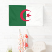 Drapeau Algérie 横断幕 (インサイチュ)