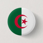 Drapeau Algérie 缶バッジ (正面)