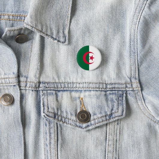 Drapeau Algérie 缶バッジ (インサイチュ)