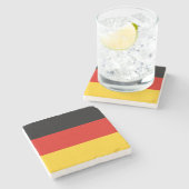 Drapeau Allemagne tricolore ストーンコースター (横)