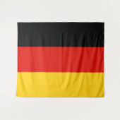 Drapeau Allemagne tricolore タペストリー (正面(横))