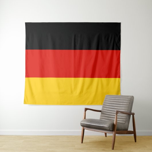 Drapeau Allemagne tricolore タペストリー (インサイチュ(横))