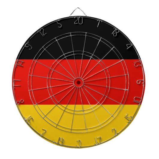 Drapeau Allemagne tricolore ダーツボード (正面)
