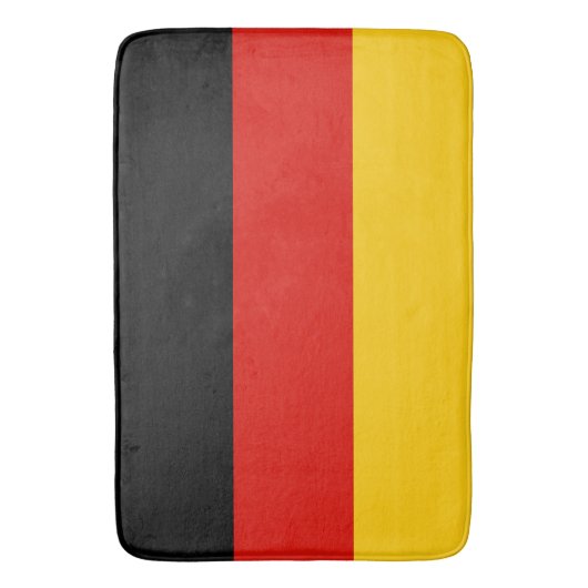 Drapeau Allemagne tricolore バスマット (正面縦)