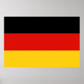 Drapeau Allemagne tricolore ポスター (正面)