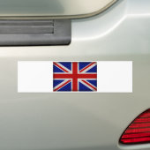 Drapeau Anglais d'Angleterre texturé バンパーステッカー (車上)